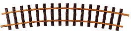 LGB G 16000 R3 Curved Track -- 22.5-Degree, 8'2 Diameter