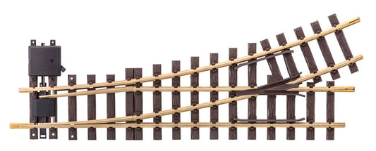 LGB G 16140 Code 332 Manual Turnout -- Left Hand, Radius 3, 22.5 Degrees