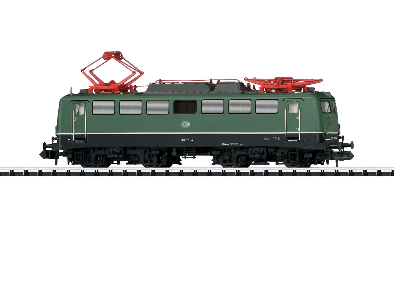 Trix N 16404 Class 140 Electric - Sound and DCC-SX - Exclusiv -- German Federal Railroad DB (Era IV 1989, green, black)