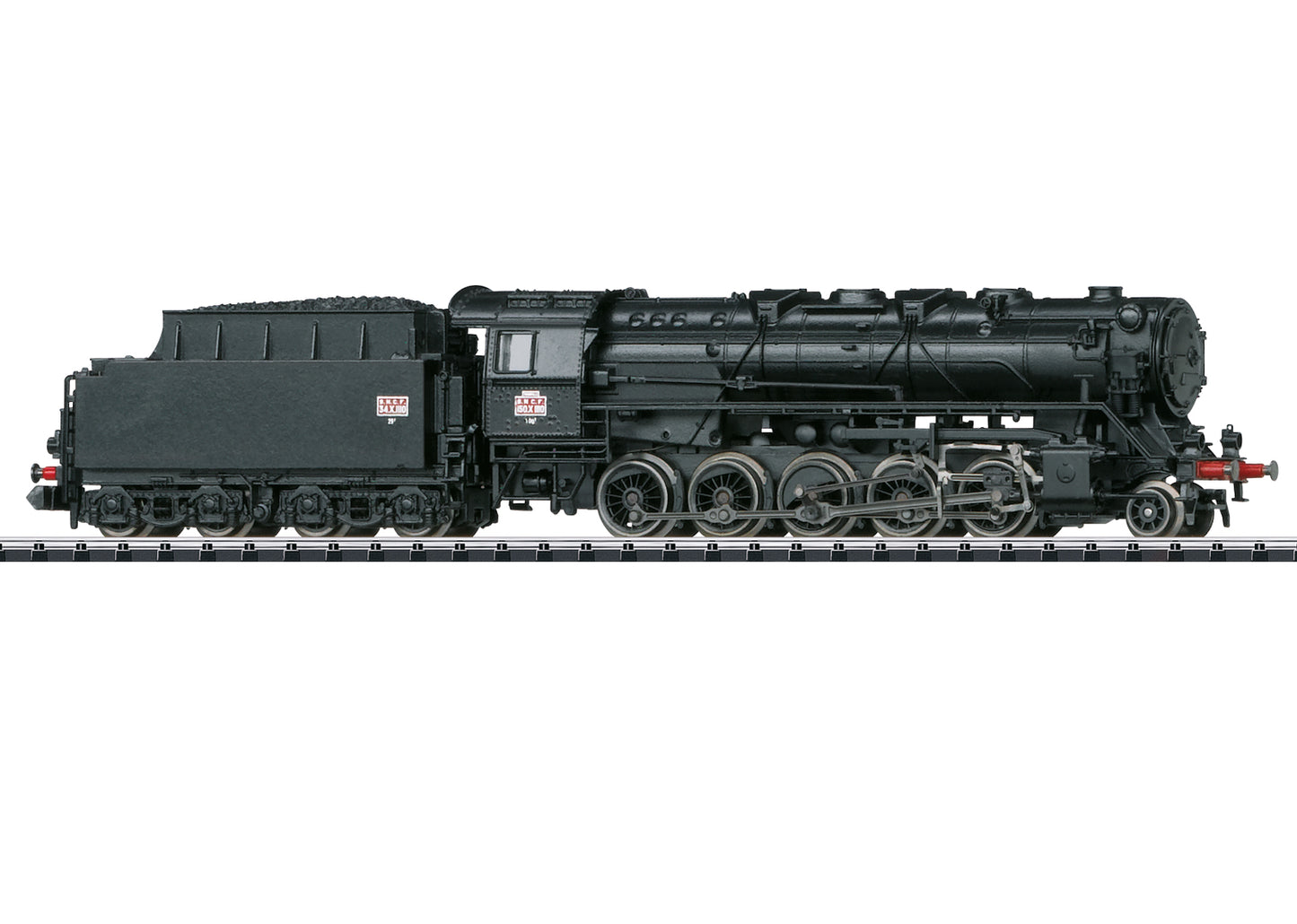 Trix N 16442 Steam Locomotive, Serie 150 X (BR 44) SNCF 2021 New Item