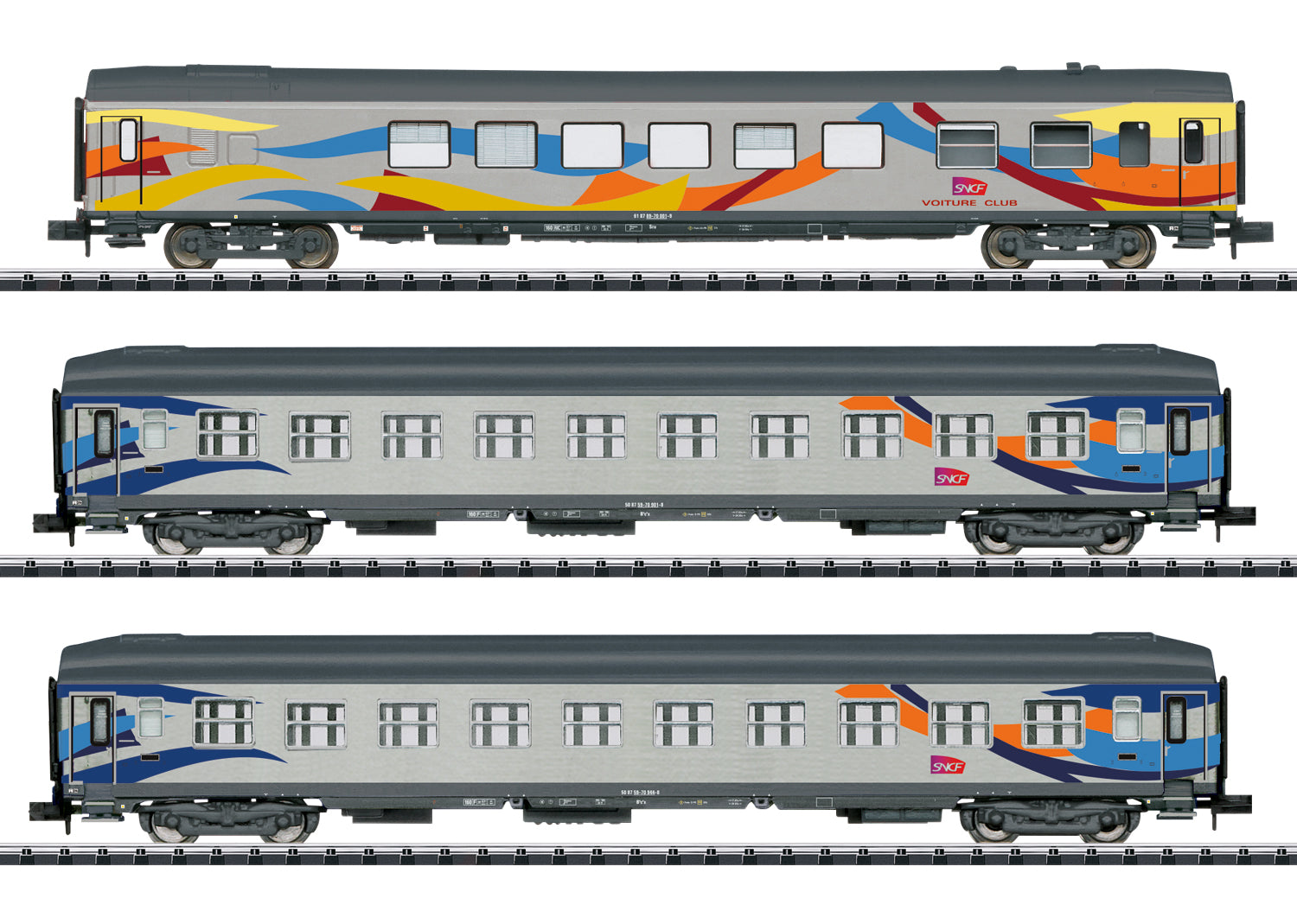 Trix N 18210 Passenger Car Set SNCF Ep VI 2021 New Item