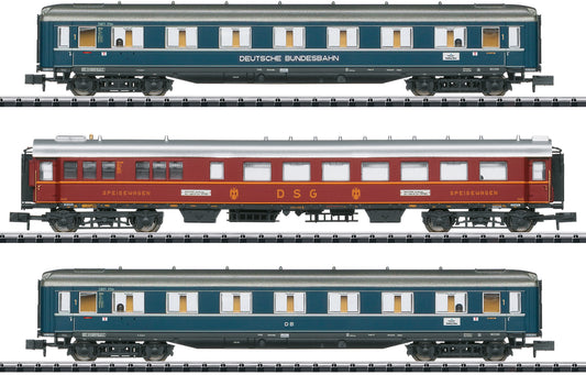 Trix N 18259 F 41 Senator Express Train Passenger Car Set 2022 New Item