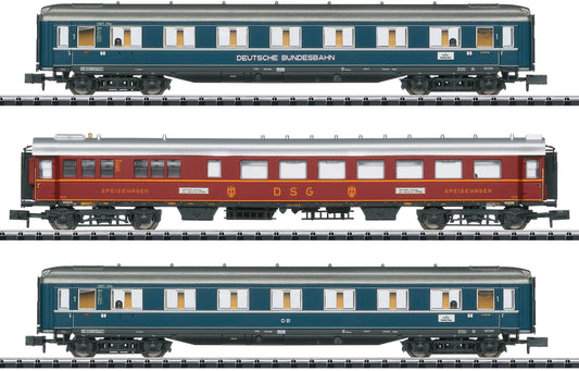 Trix N 18259 F 41 Senator Express Train Passenger Car Set 2022 New Item