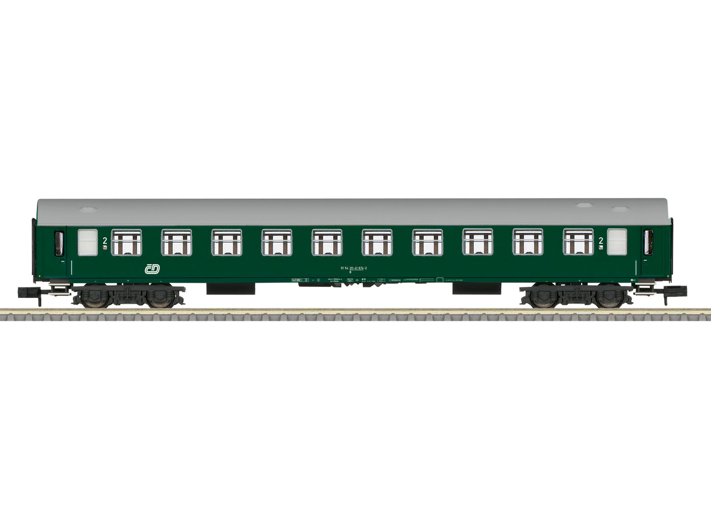 Trix N 18451 2nd class Passenger Coach the CD  Fall 2023 New Item