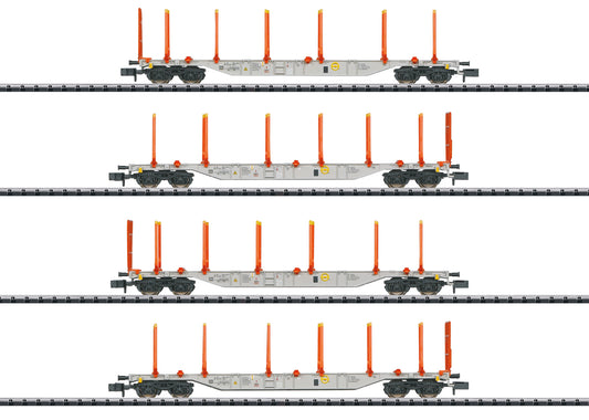Trix N 18710 KLV Flat Car Set 2022 New Item Summer 2022