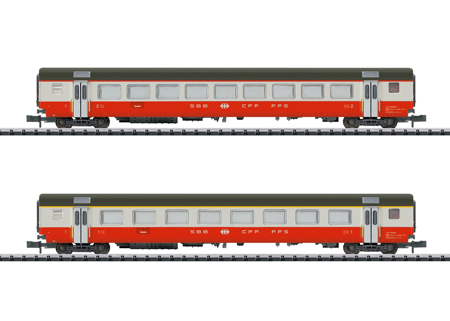 Trix N 18721 SWISS EXPRESS Car Set  Set B  2024 New Item