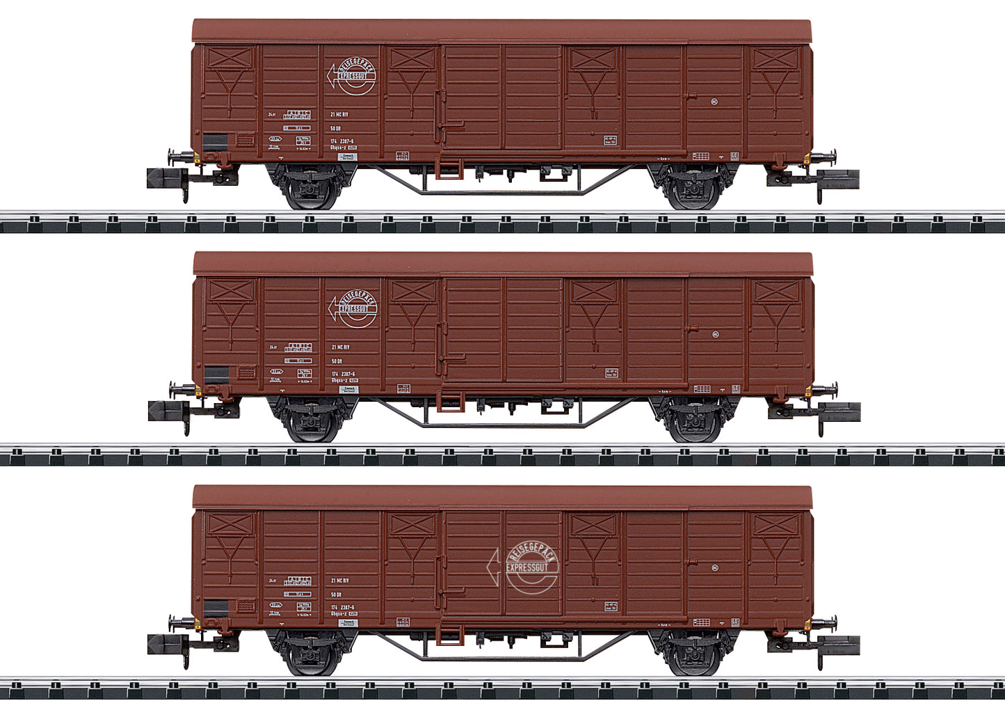 Trix N 18902 Freight Car Set Expressgut DR, Ep.IV 2021 New Item