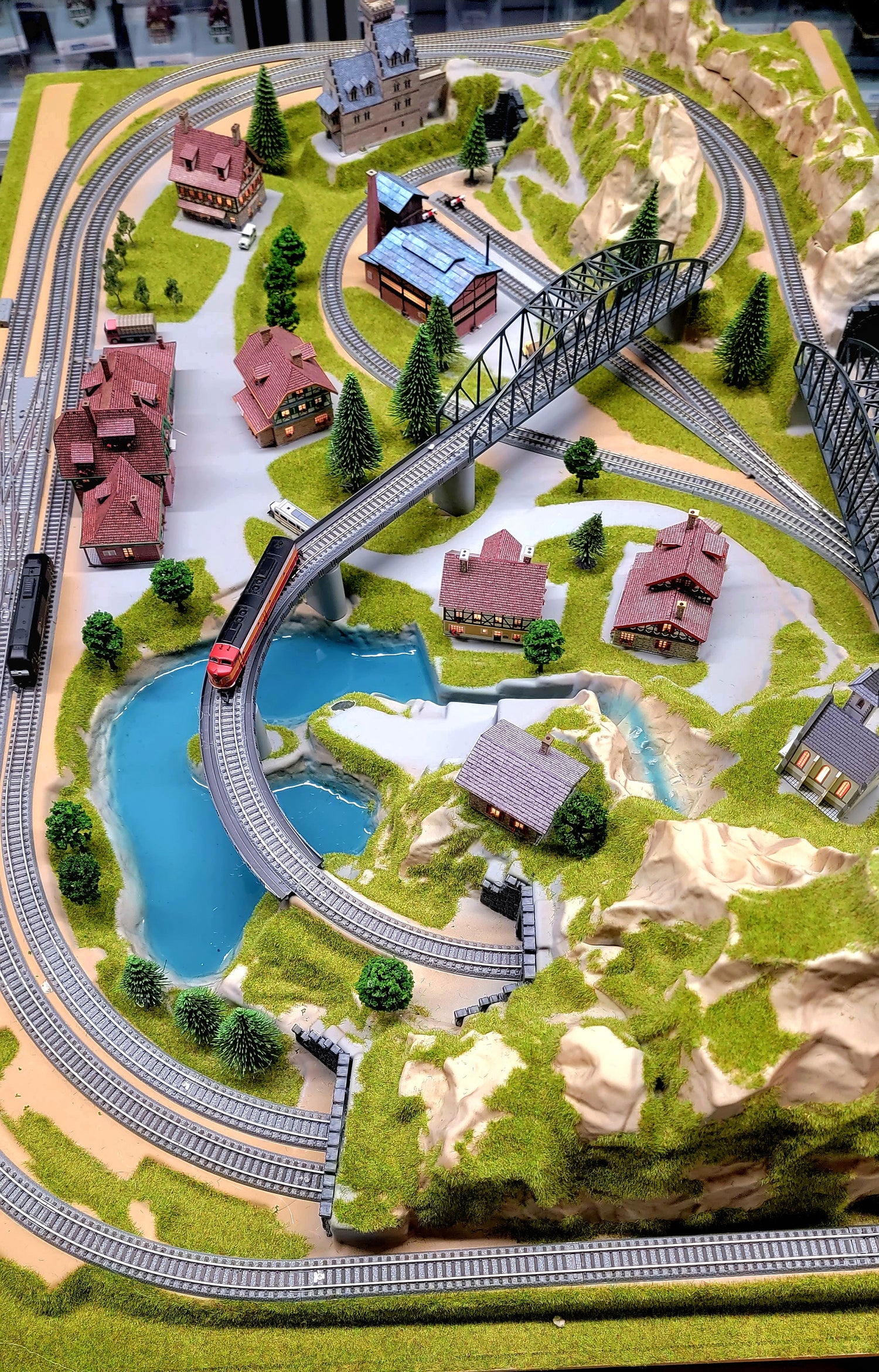 Trian Merging Layout Great Model Train Layouts