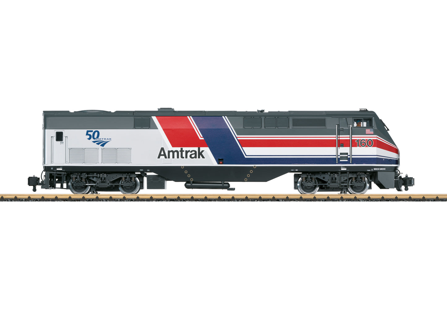 LGB G 20493 Amtrak Diesel Loc.  Phase III 2023 New Item 