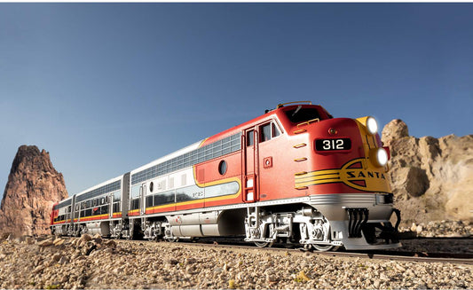 LGB G 20581 Dgtl Santa Fe Diesel Locomotive F7A