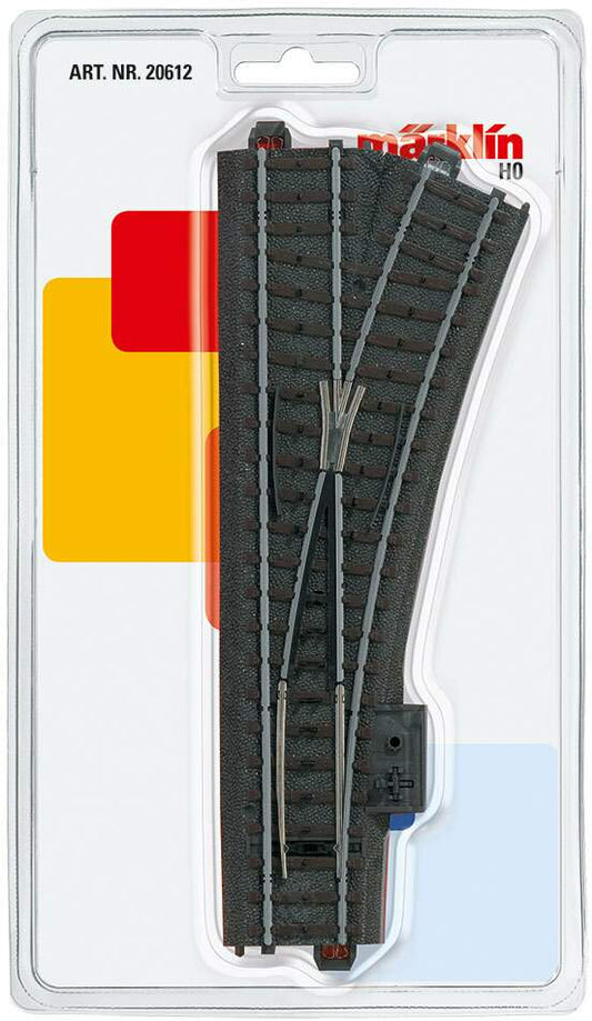 Marklin HO 20612 3-Rail C Track - My World -- Manual Turnout - Right-Hand