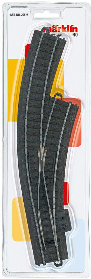 Marklin HO 20672 3-Rail C Track - My World -- Right Hand Manual Curved Turnout