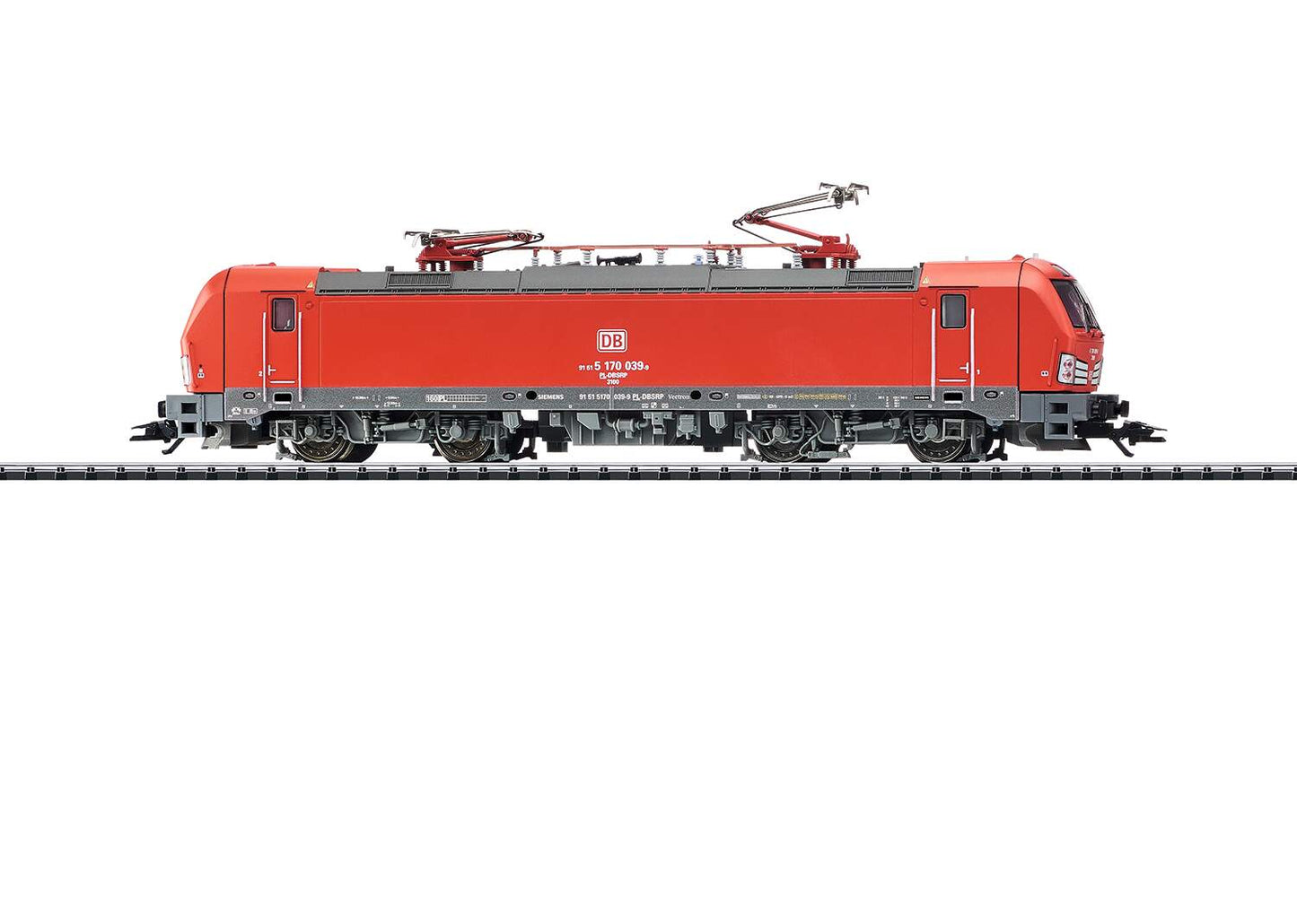 Trix HO 22283 Class 170 Electric w/Sound & DCC -- DB Schenker Rail Polska (Era VI, red, gray)