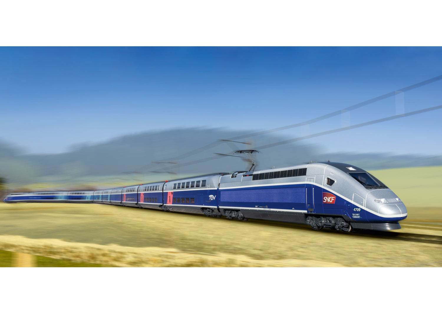 Trix HO 22381 TGV Euroduplex High-Speed Train,Ep.VI 2021 New Item