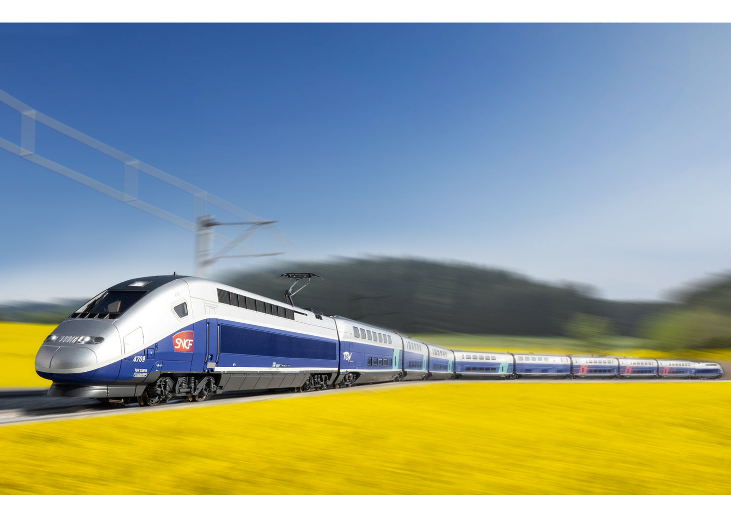 Trix HO 22381 TGV Euroduplex High-Speed Train,Ep.VI 2021 New Item