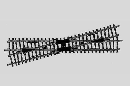 Marklin HO 2257 K Track Wide Radius Crossing -- 14 Degree 26'