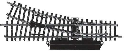 Marklin HO 2263 K-Track Remote Turnout -- Right-Hand pkg(2)