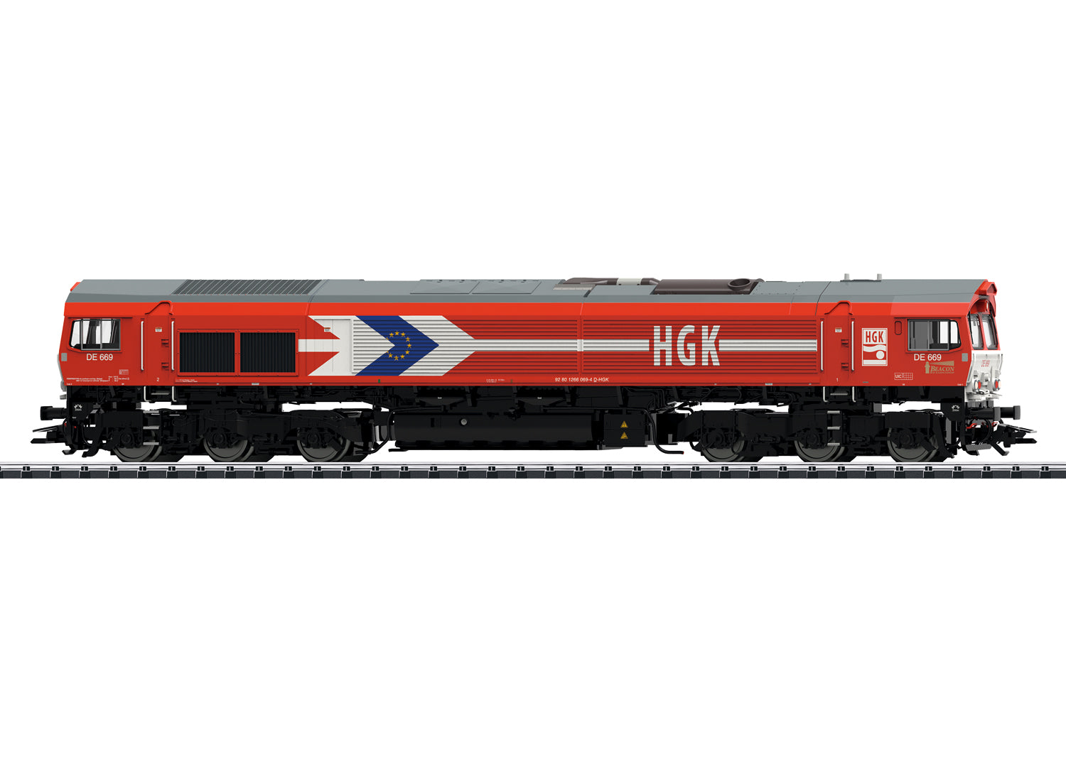 Trix HO 22691 Dgtl Diesel Locomotive EMD Series 66, HGK, Ep.VI