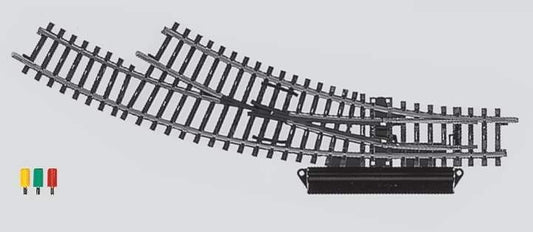 Marklin HO 2269 K-Track Remote Turnout -- Right Hand pkg(2)