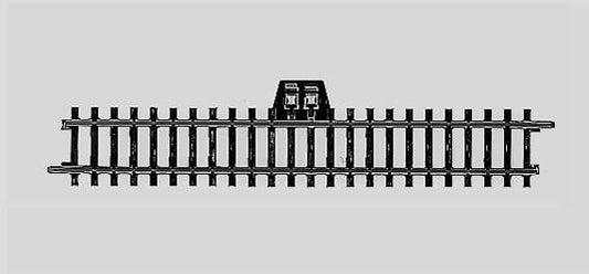 Marklin HO 2290 K-Track 7-1/8 Straight Feeder -- Feeder - Straight - 7-1/8 18.1cm