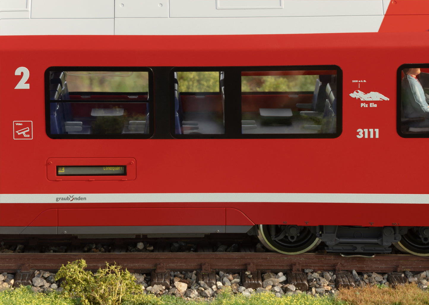 LGB G 23100 RhB Capricorn Rail Car  E. VI 2023 New Item 