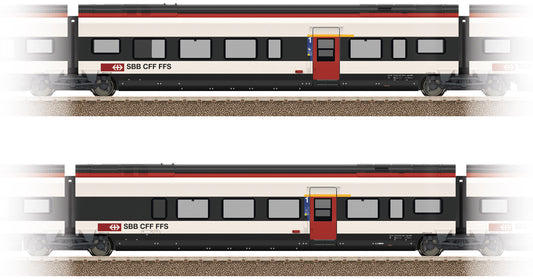 Trix HO 23283 Add-On Car Set 3 for the Class RABe 501 Giruno 2022 New Item