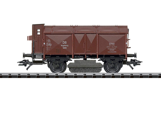 Trix HO 24050 Type K 15 Gondola Track Cleaning Car, Era III -- German Federal Railroad