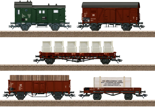 Trix HO 24075 Heringsdorf Seaside Resort Freight Car Set 2022 New Item