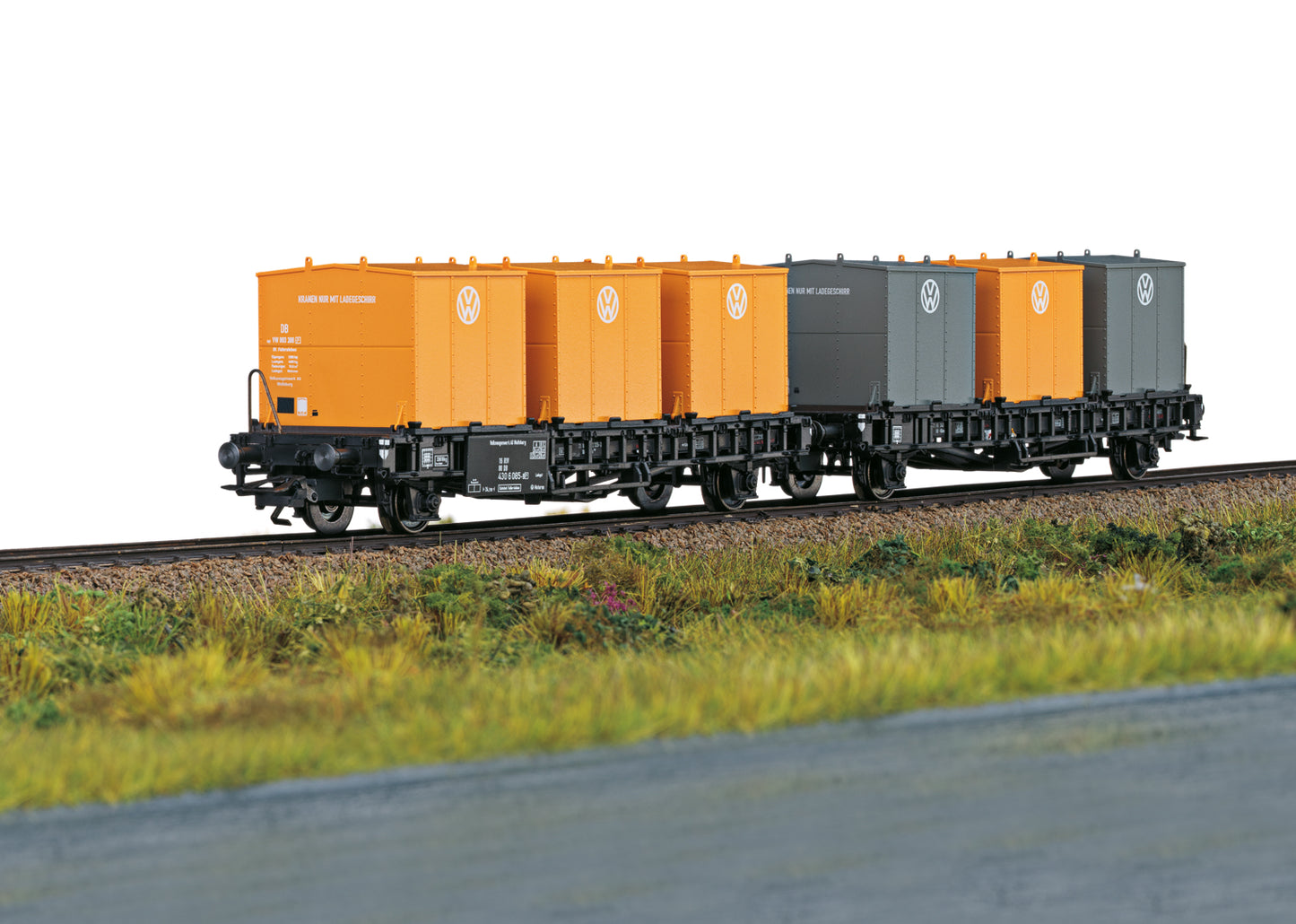 Trix HO 24162 Container Transport Double Wagon Laabs  IV  Fall 2023 New Item