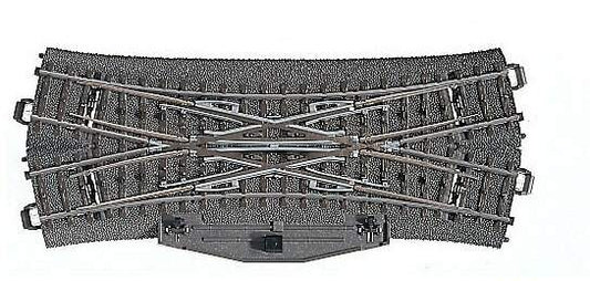 Marklin HO 24624 3-Rail Double Slip Electric Turnout C-Track (with motor & lantern)