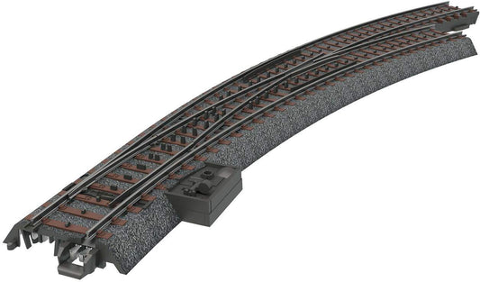 Marklin HO 24772 C-Track -- Wide Radius Curved Turnout - 20 1/4' 515mm - Right Hand