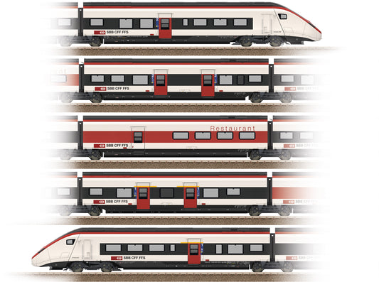 Trix HO 25810 Class RABe 501 Giruno High-Speed Rail Car Train 2022 New Item