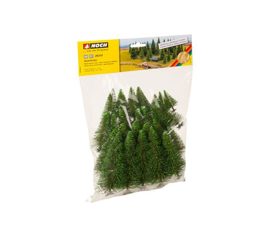 Noch HO 26319 Model Spruce Trees, 25 pcs., 6-15 cm