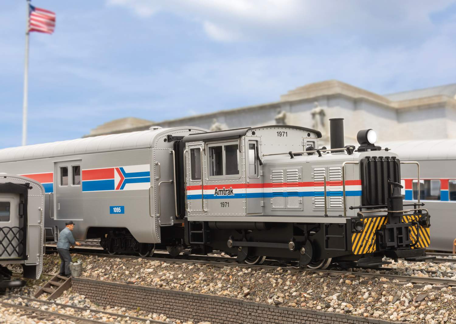 LGB G 27632 Amtrak Diesel Locomotive Phase II 2021 New Item