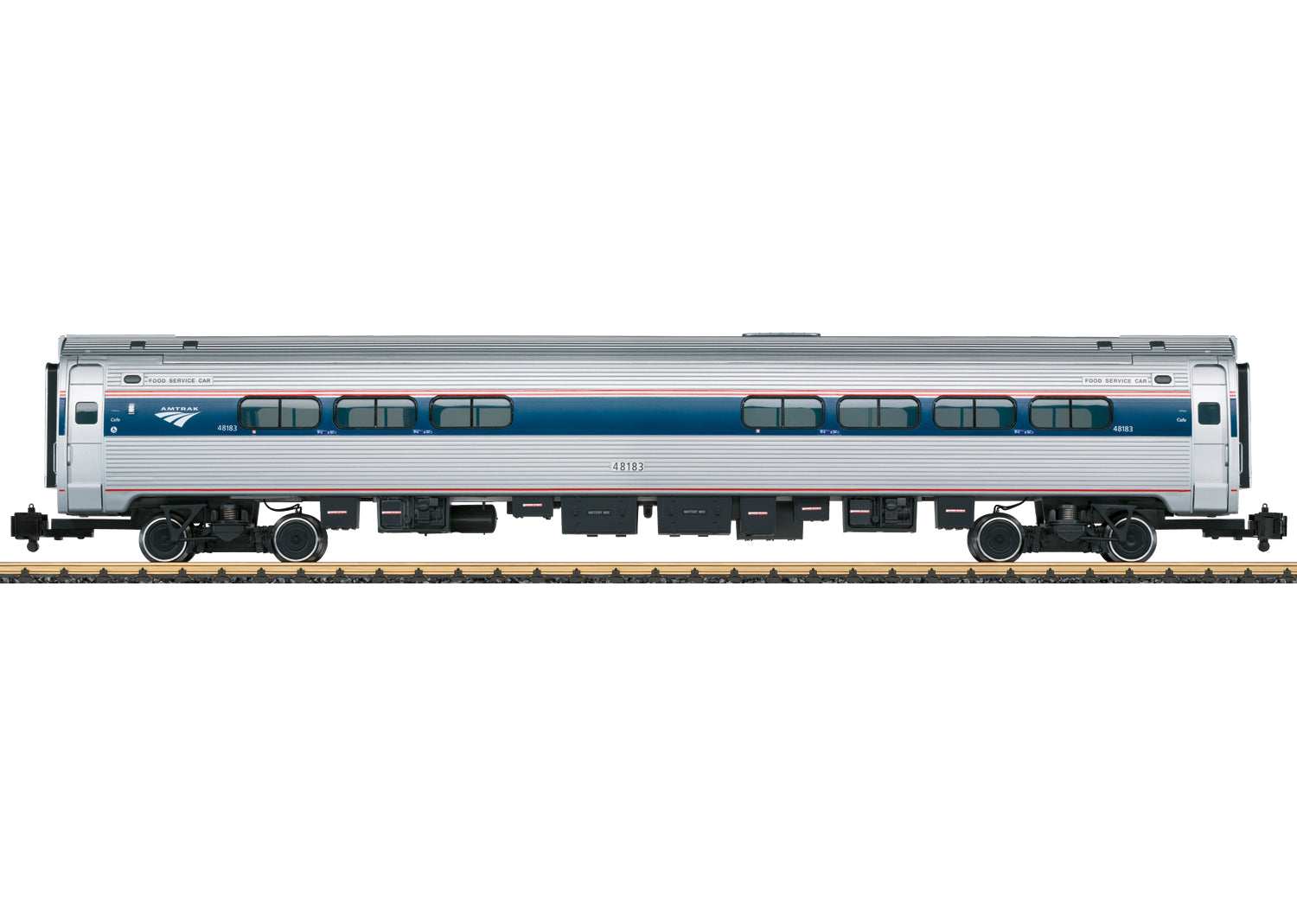 LGB G 31204 Amtrak Club Car  Phase VI 2023 New Item 