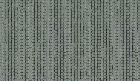 Kibri HO 34124 Plastic Sheet Brick -- Cobblestone