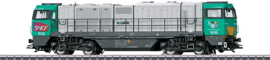 Marklin HO 37209 Vossloh Class G 2000 BB Diesel - 3-Rail - Sound and Digital -- French State Railways SNCF 1616 (Era VI 2010, gray, green)