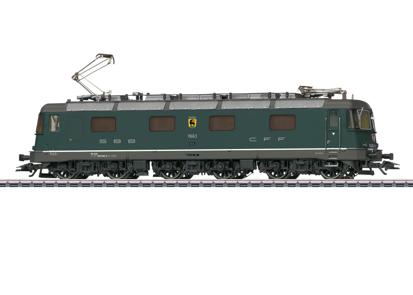 Marklin HO 37328 Electric Locomotive Re 620  Green  SBB  VI  Fall 2023 New Item