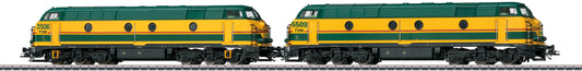 Marklin HO 37602 Class 55 Diesel Locomotive as a Double Unit, SNCB/TVM, V 2021 New Item