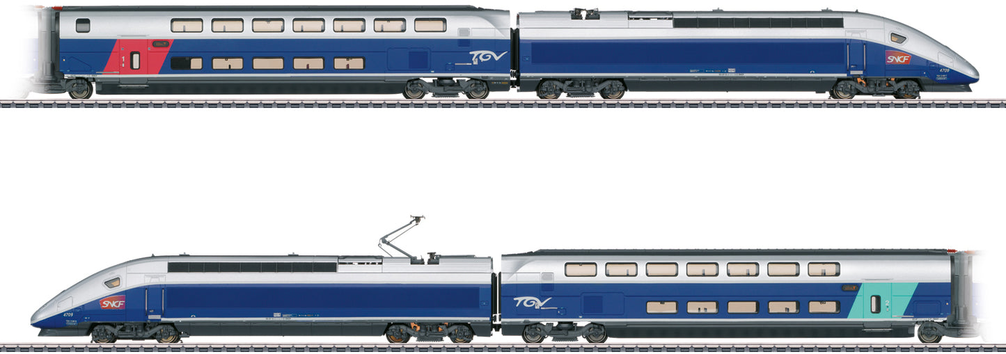 Marklin HO 37793 TGV Euroduplex High-Speed Train,Ep.VI 2021 New Item