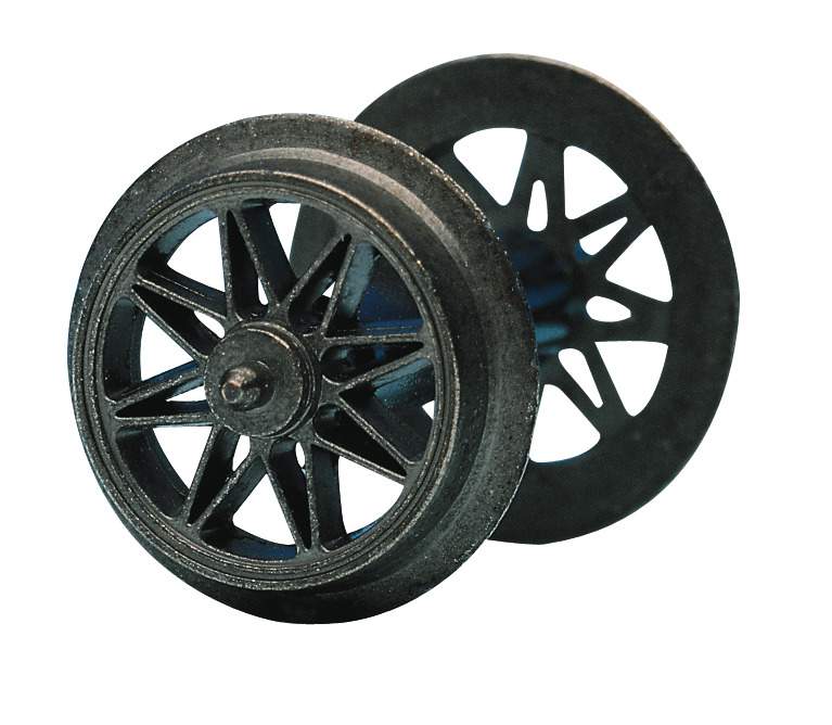 Roco HO 40181 AC fine-cast metal spoke wheel set