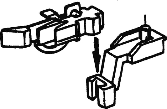 Roco HO 40281 Close coupling heads for Fleischmann models