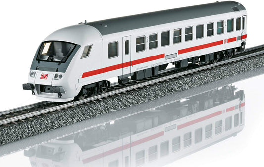 Marklin HO 40503 Type Bimdzf 271.0 ICE Cab Car - 3-Rail Ready to Run - Start up -- German Railroad DBAG (Era VI, white, gray, red)