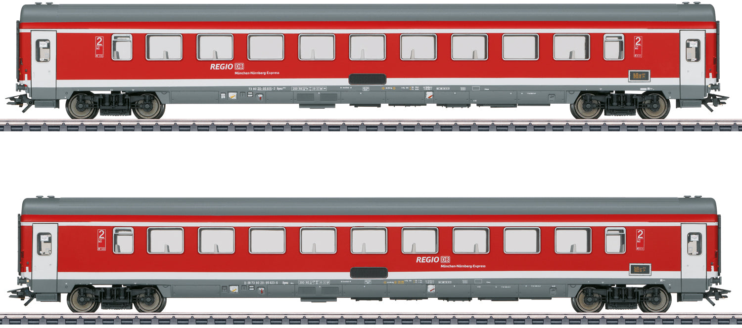 Marklin HO 42989 Munich-Nürnberg Express Passenger Car Set 2 2022 New Item