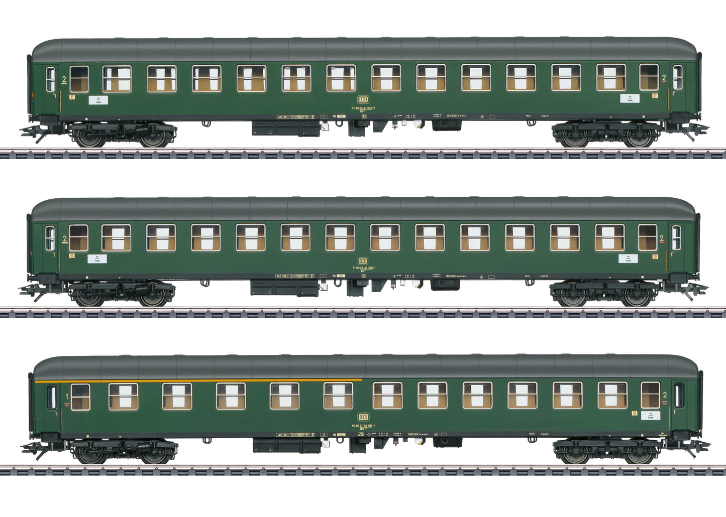 Marklin HO 43936 DB Car Set for the Mail Car  2024 New Item New Item