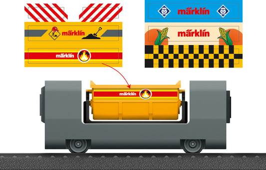Marklin HO 44141 my world - Dump Car with Stickers 2022 New Item