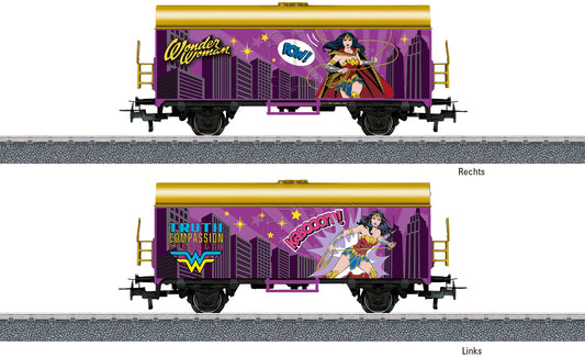 Marklin HO 44828 Wonder Woman Refrigerator Car 2022 New Item