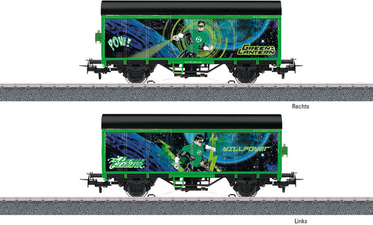 Marklin HO 44830 Covered Freight Car Green Lantern 2022 New Item