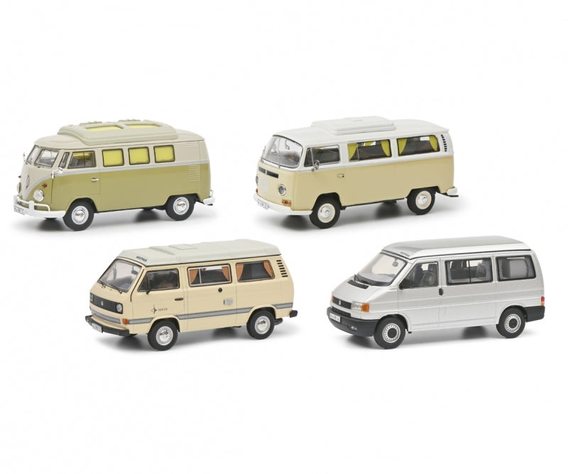 Schuco 450359100 Set VW Camping Bus 1:43 2022 New Item – Euro Model Trains
