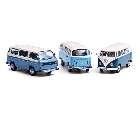 Schuco 3-assort.Set VW TRANSPORTER 1:43